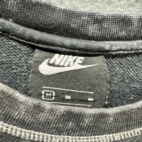 Nike Rebel Sweatshirt Womens Medium Stonewash Gray Boxy Fit Pullover Crewneck - Picture 3 of 7